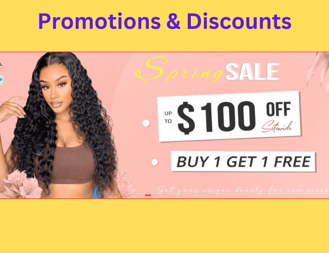 Promotions and Discounts of Mscoco Hair