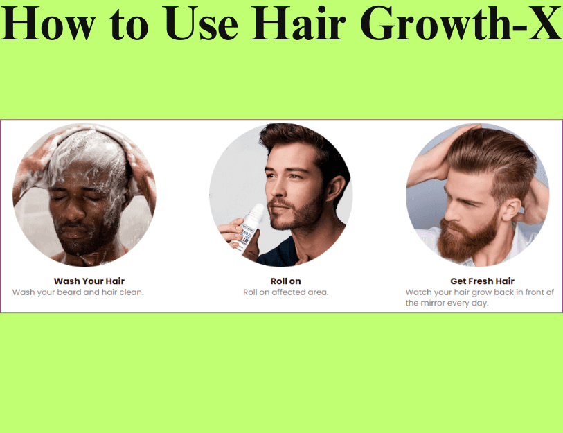 How to Use Hair Growth-X