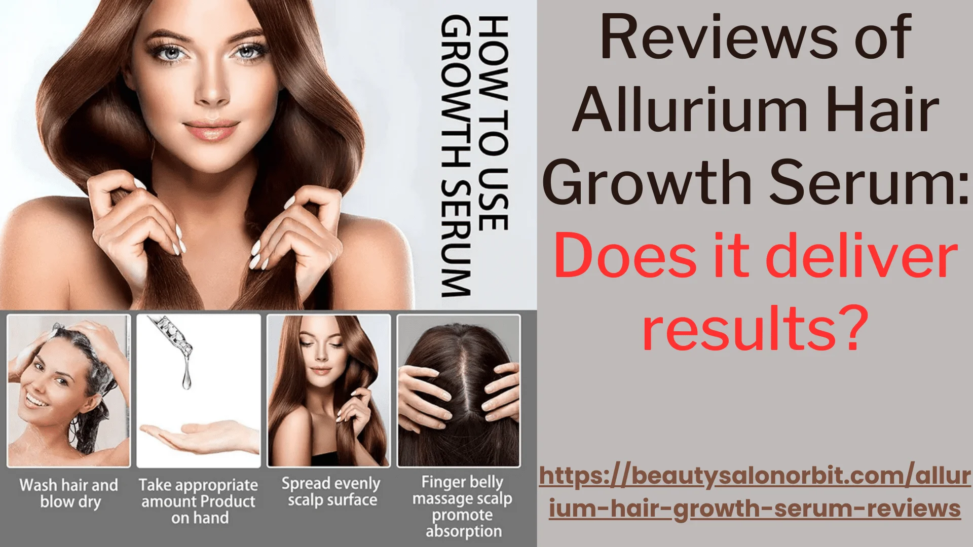 Allurium Hair Growth Serum Reviews Does It Really Work?