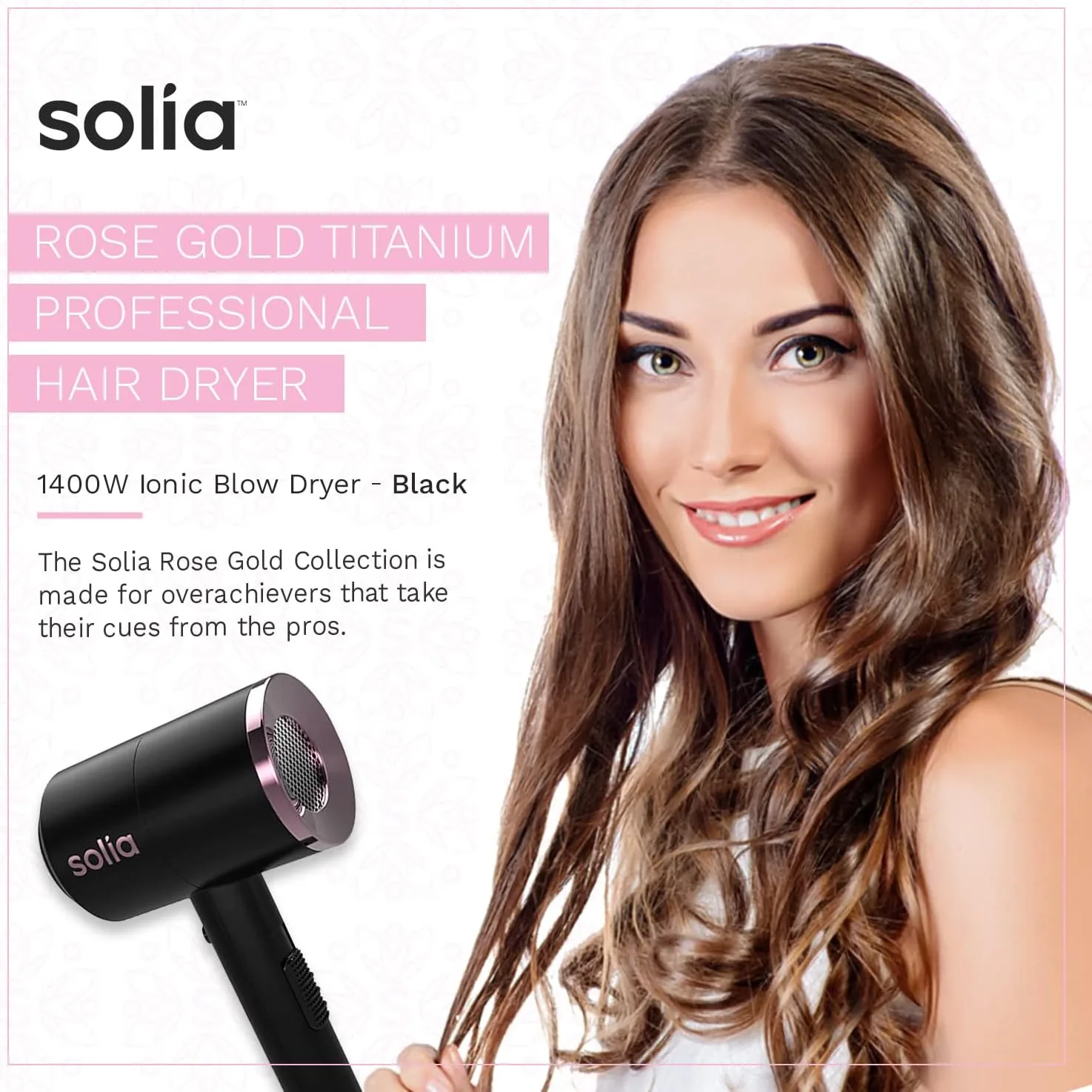 User sharing their positive experience with Solia Hair Dryer in a review