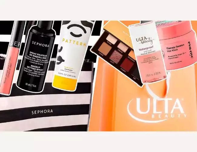 Ulta and Sephora Beauty products