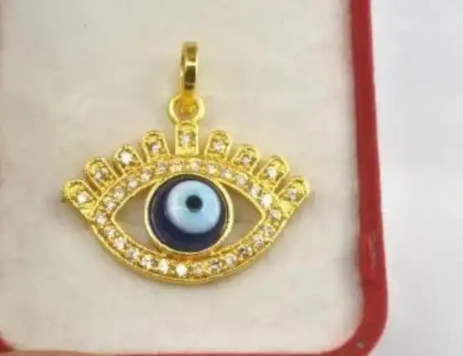 Dazzling Golden Eye Amulets