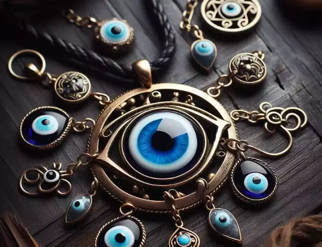 Evil eye necklace Karma and Luck