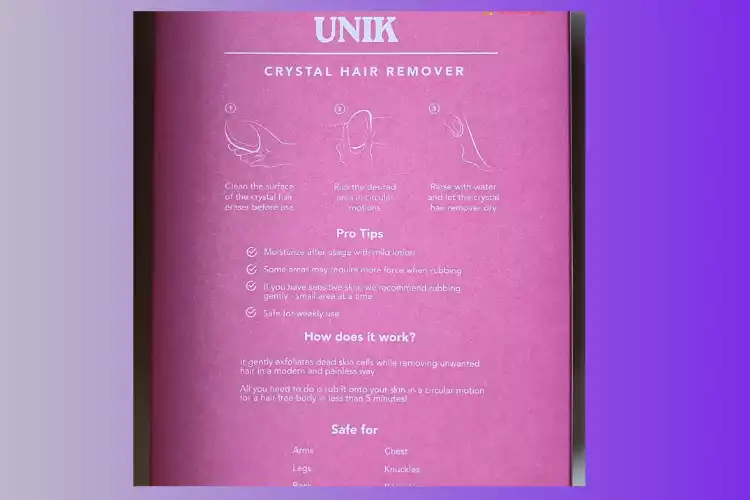 Unik-Crystal-Hair-Remover-Pink