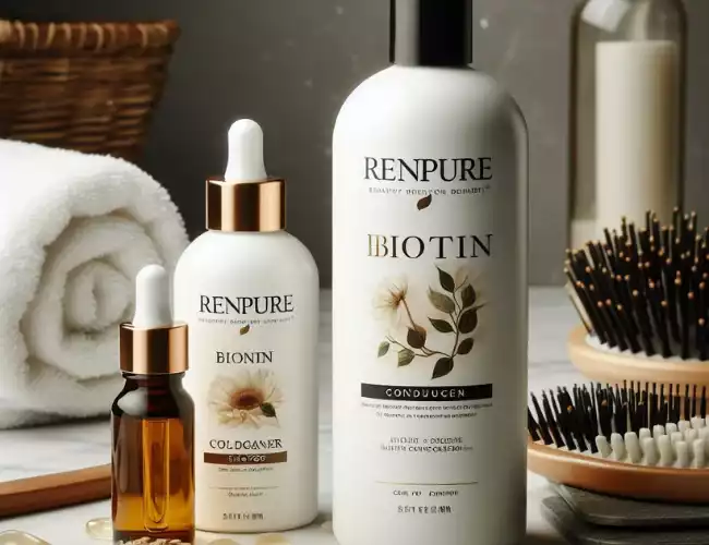 Haircare with Renpure Biotin formula