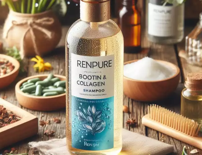 Hair care routine with Renpure product