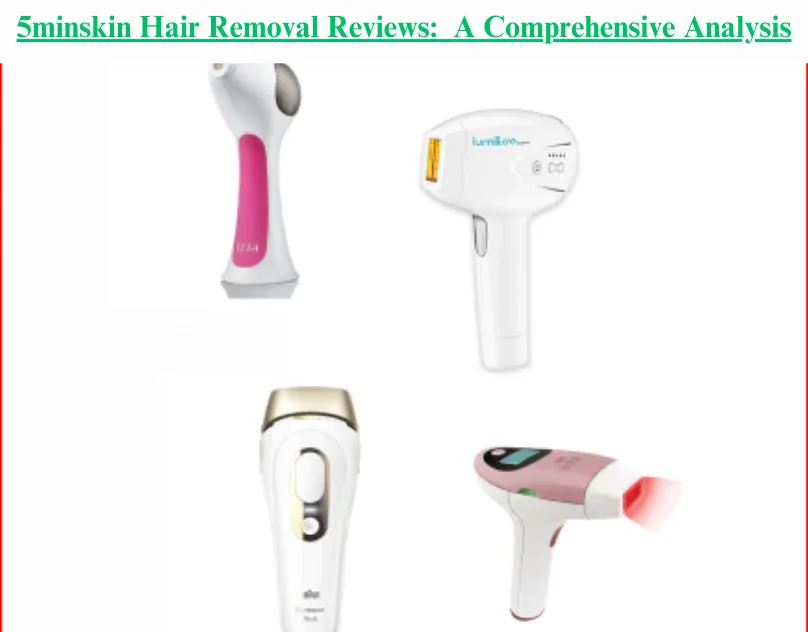 5minskin hair removal devices