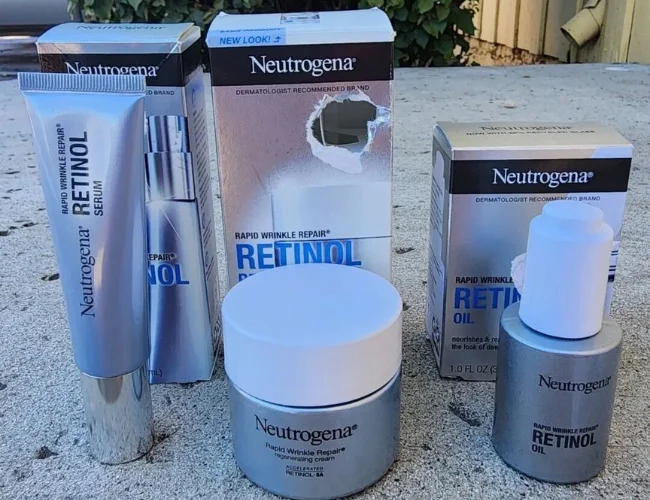 Retinol skincare treatment from Neutrogena