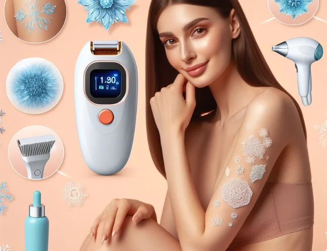 Sleek and Modern Hair Removal Device